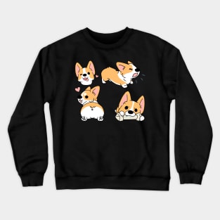 Cute Corgi Puppies Crewneck Sweatshirt